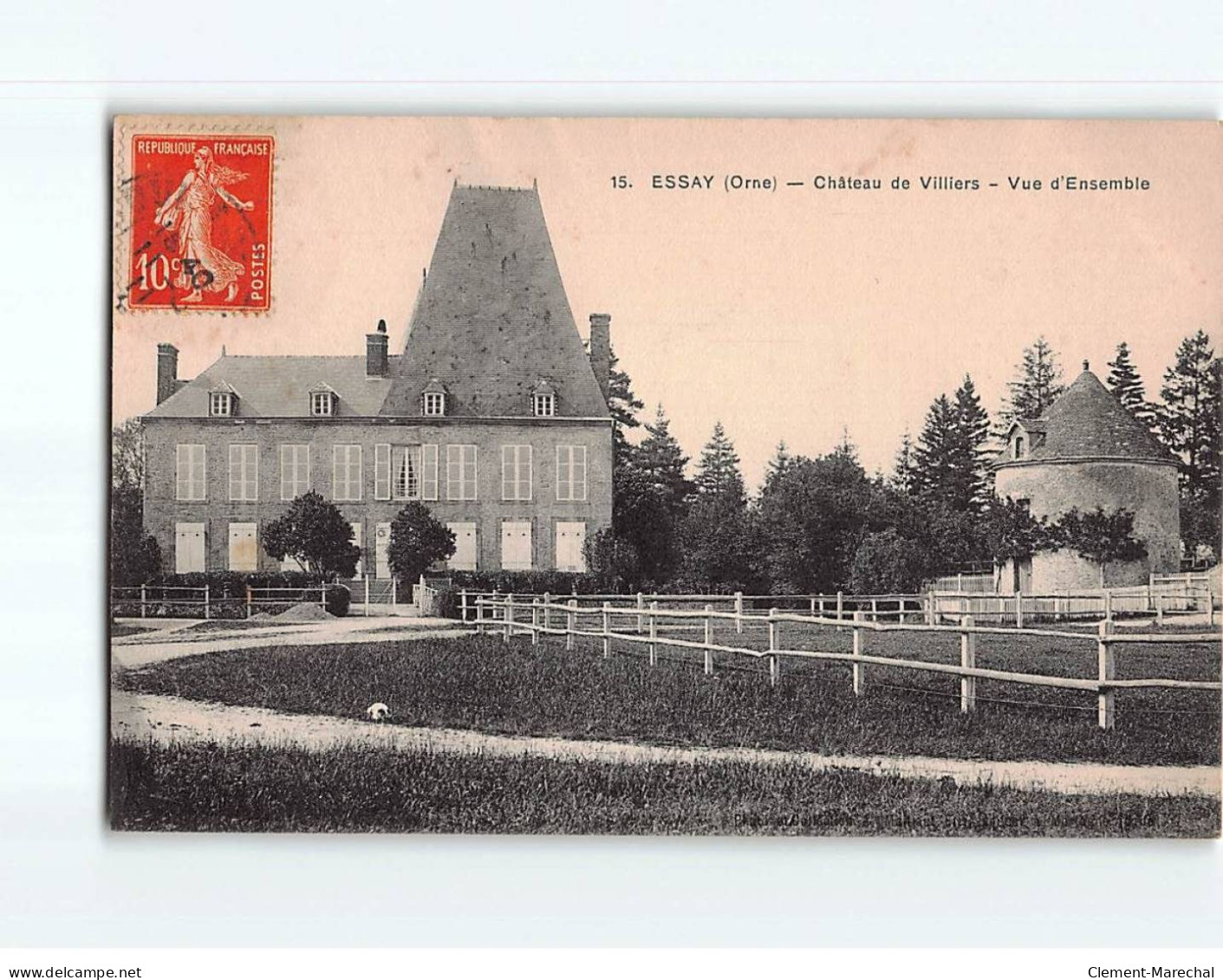 ESSAY : Château De Villiers, Vue D'ensemble - état - Autres & Non Classés