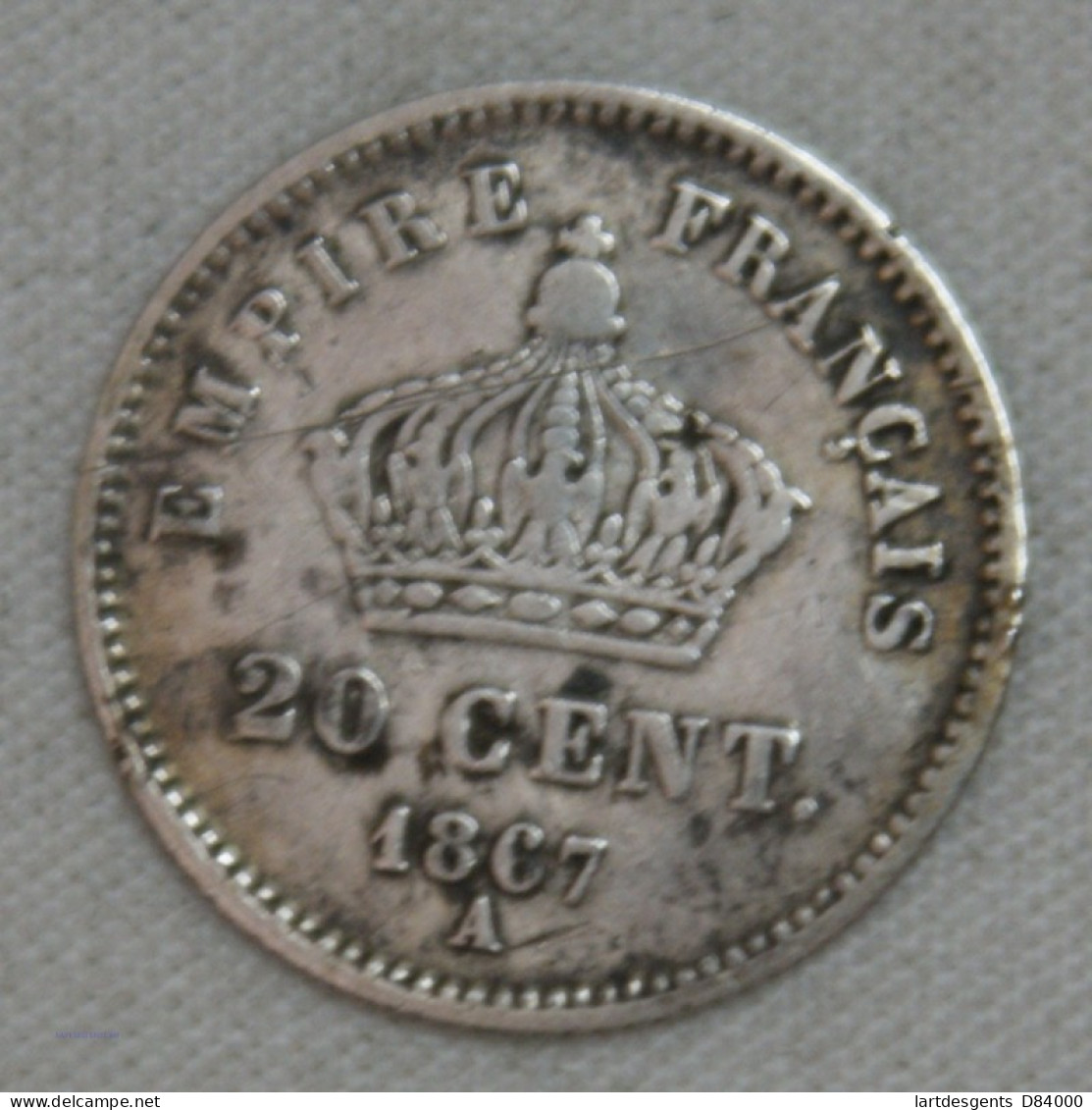 FRANCE NAPOLEON III - Lot 20 Centimes 1867 BB Et 1867 A - Andere & Zonder Classificatie
