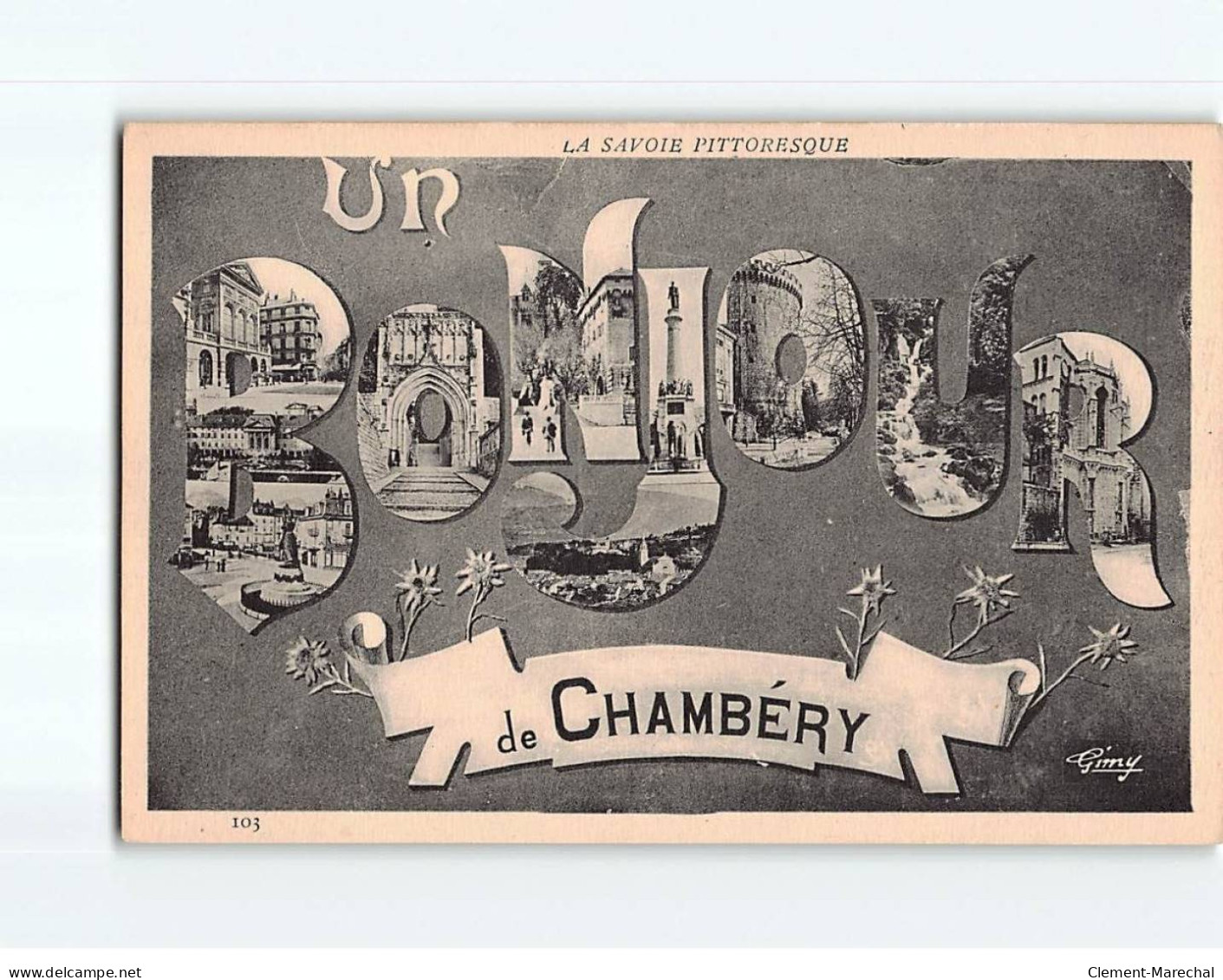 CHAMBERY : Carte Souvenir - Très Bon état - Chambery