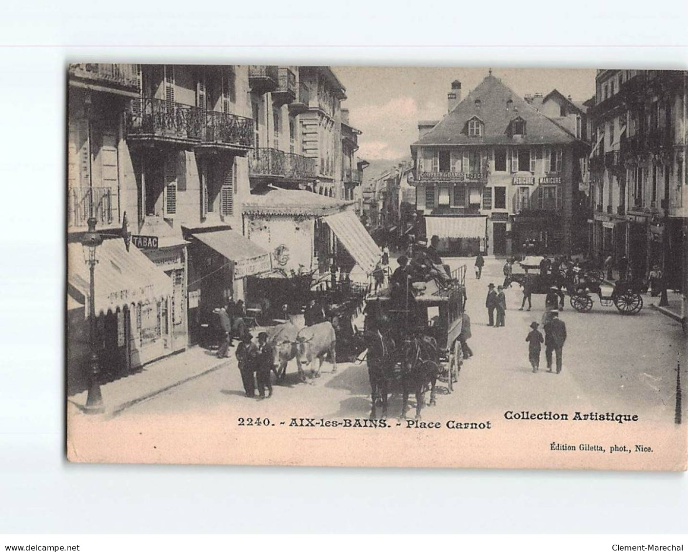 AIX LES BAINS : Place Carnot - état - Aix Les Bains