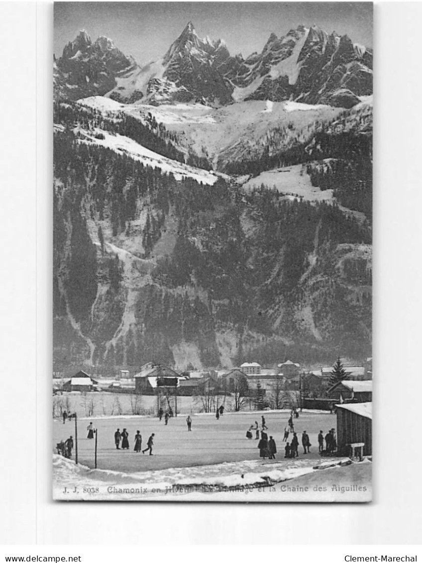 CHAMONIX : Le Village, La Chaîne Des Aiguilles - Très Bon état - Chamonix-Mont-Blanc