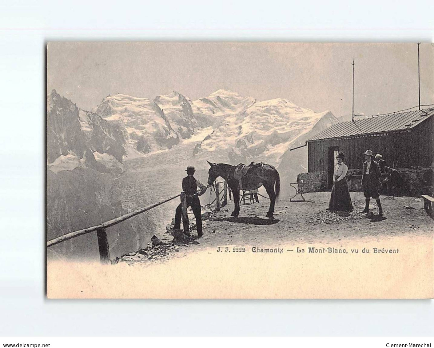 CHAMONIX : Le Mont-Blanc Vu Du Brévent - Très Bon état - Chamonix-Mont-Blanc