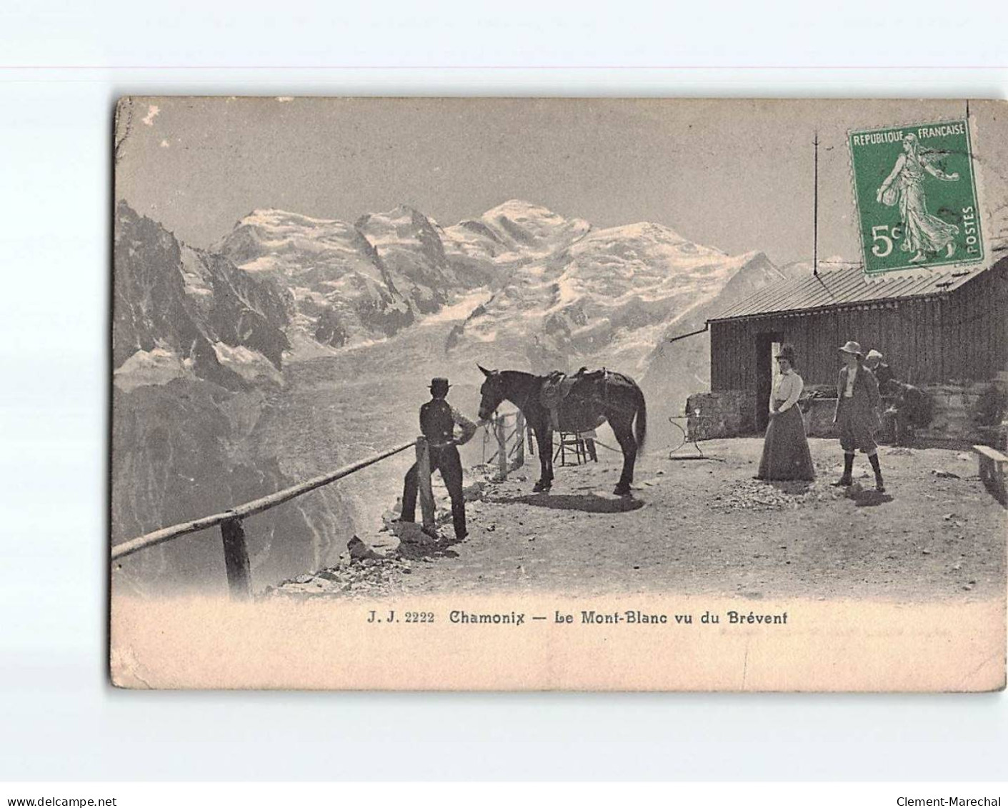 CHAMONIX : Le Mont-Blanc Vu Du Brévent - état - Chamonix-Mont-Blanc