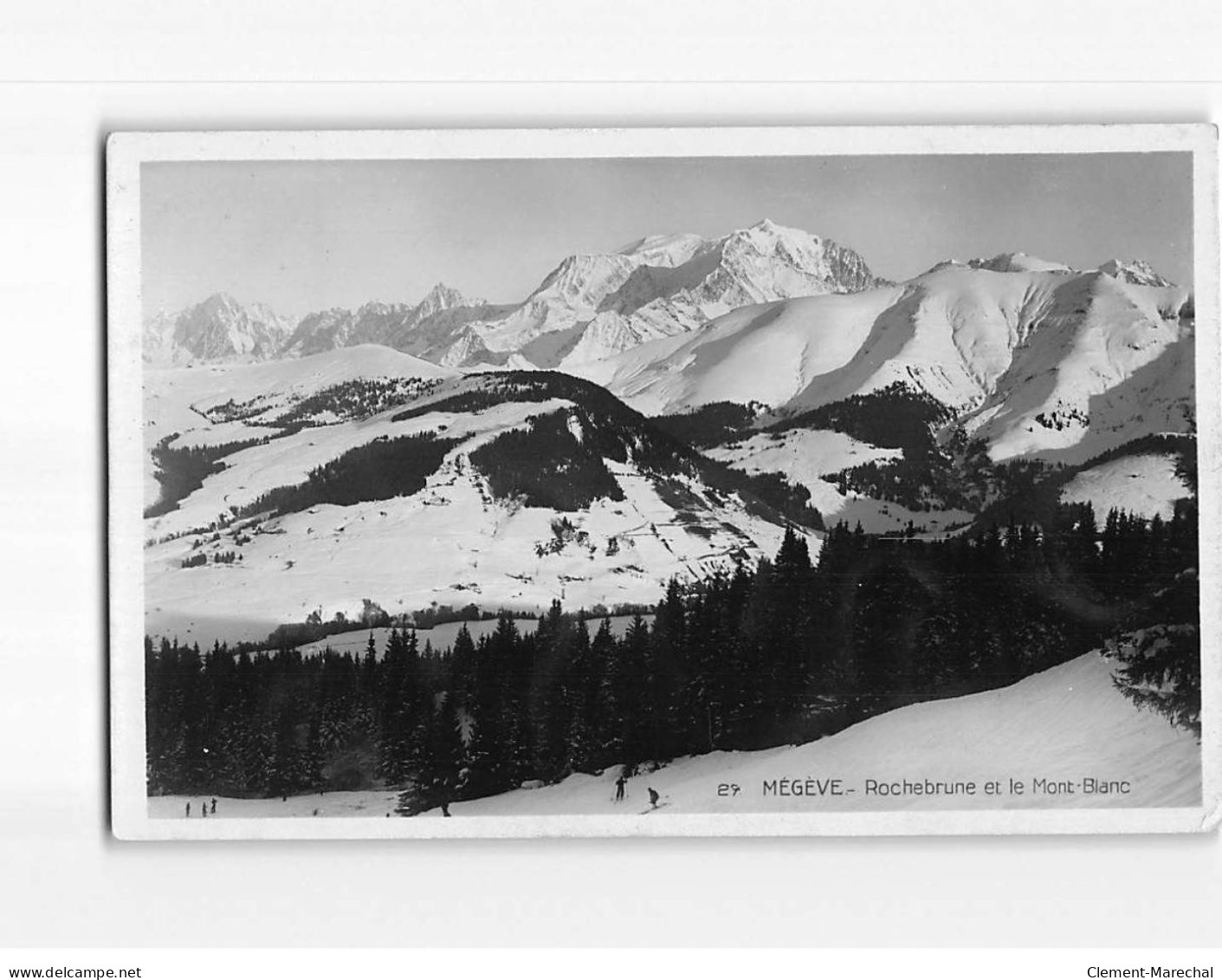 MEGEVE : Rochebrune Et Le Mont-Blanc - Très Bon état - Megève