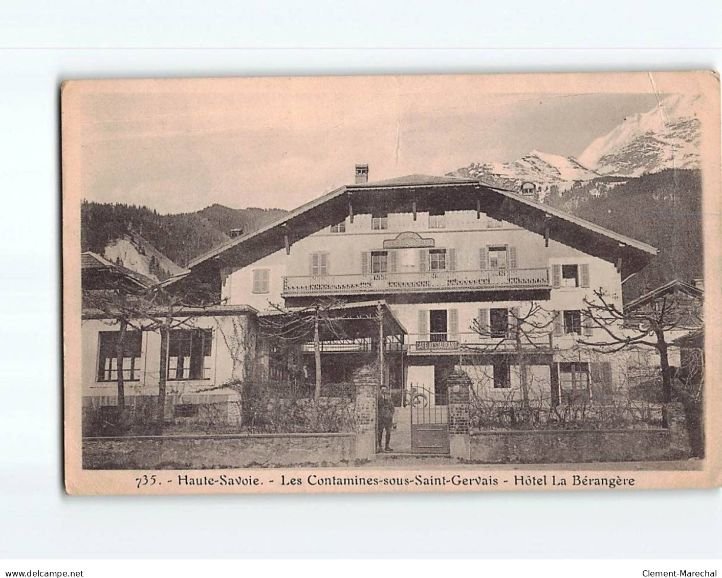 LES CONTAMINES SOUS SAINT GERVAIS : Hôtel La Bérangère - état - Les Contamines-Montjoie