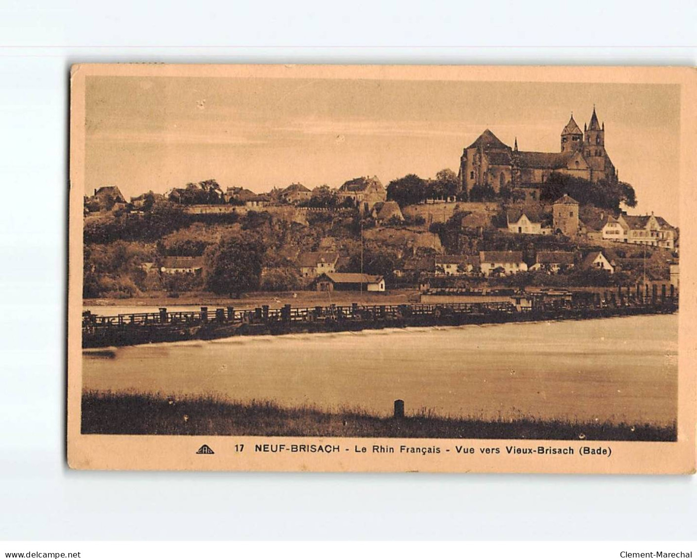 NEUF BRISACH : Le Rhin Français, Vue Vers Vieux Brisach - Très Bon état - Neuf Brisach