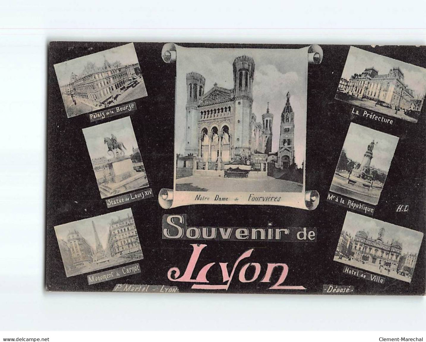 LYON : Carte Souvenir - Très Bon état - Other & Unclassified