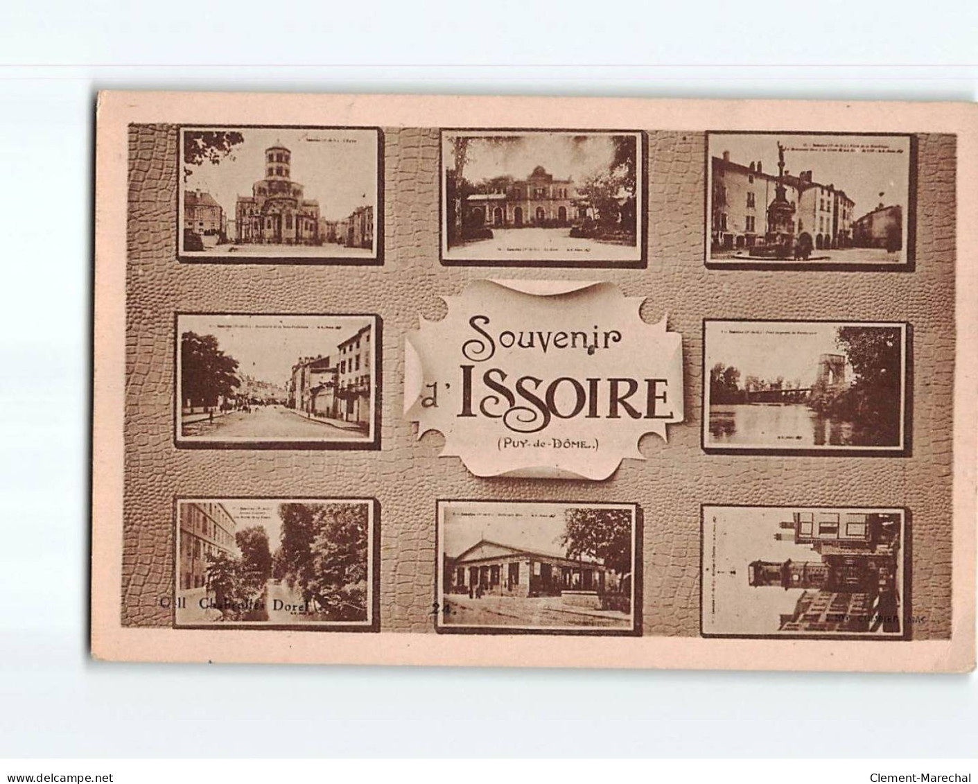 ISSOIRE : Carte Souvenir - état - Issoire