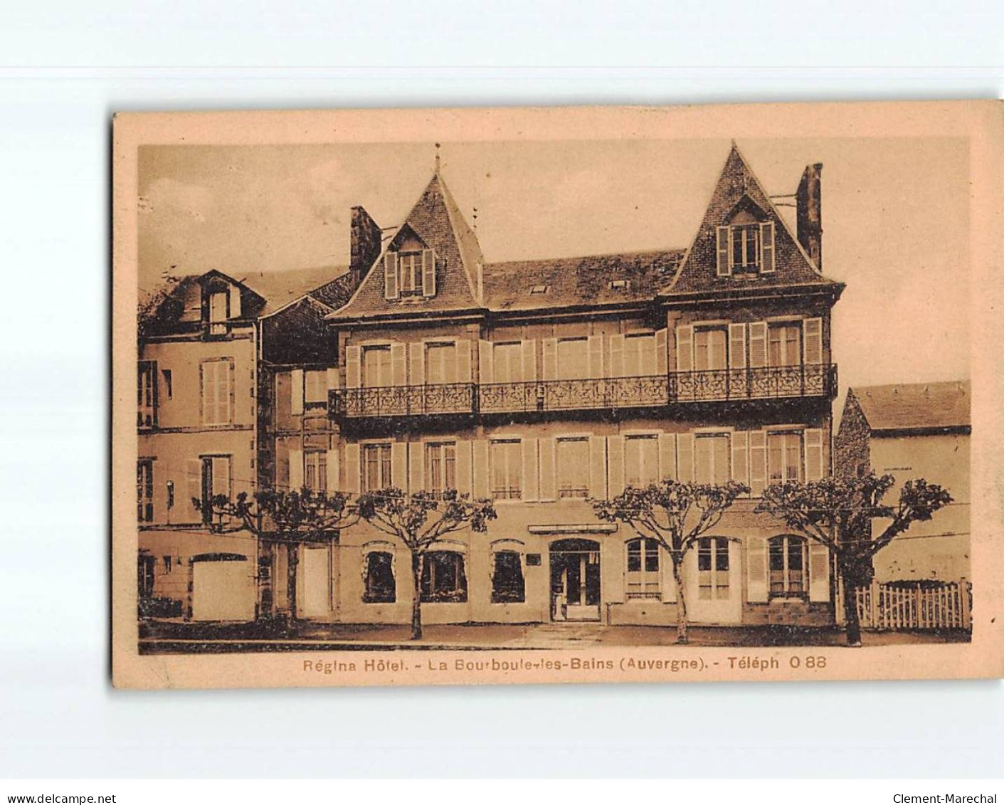LA BOURBOULE : Régina Hôtel - état - La Bourboule
