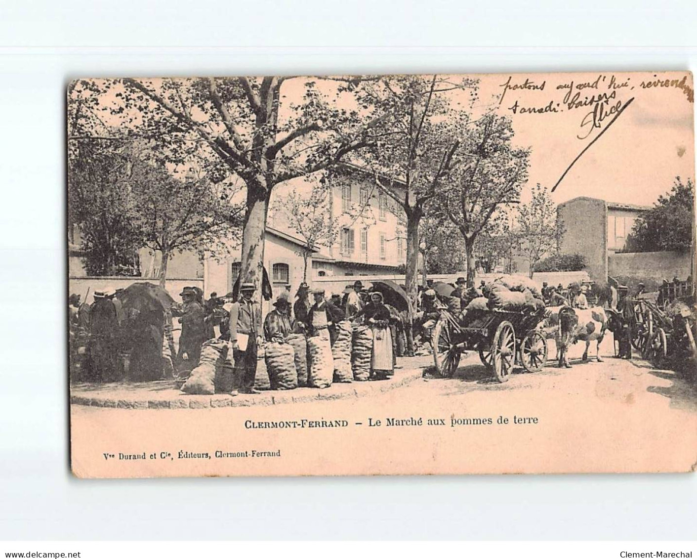 CLERMONT FERRAND : Le Marché Aux Pommes De Terre - état - Clermont Ferrand