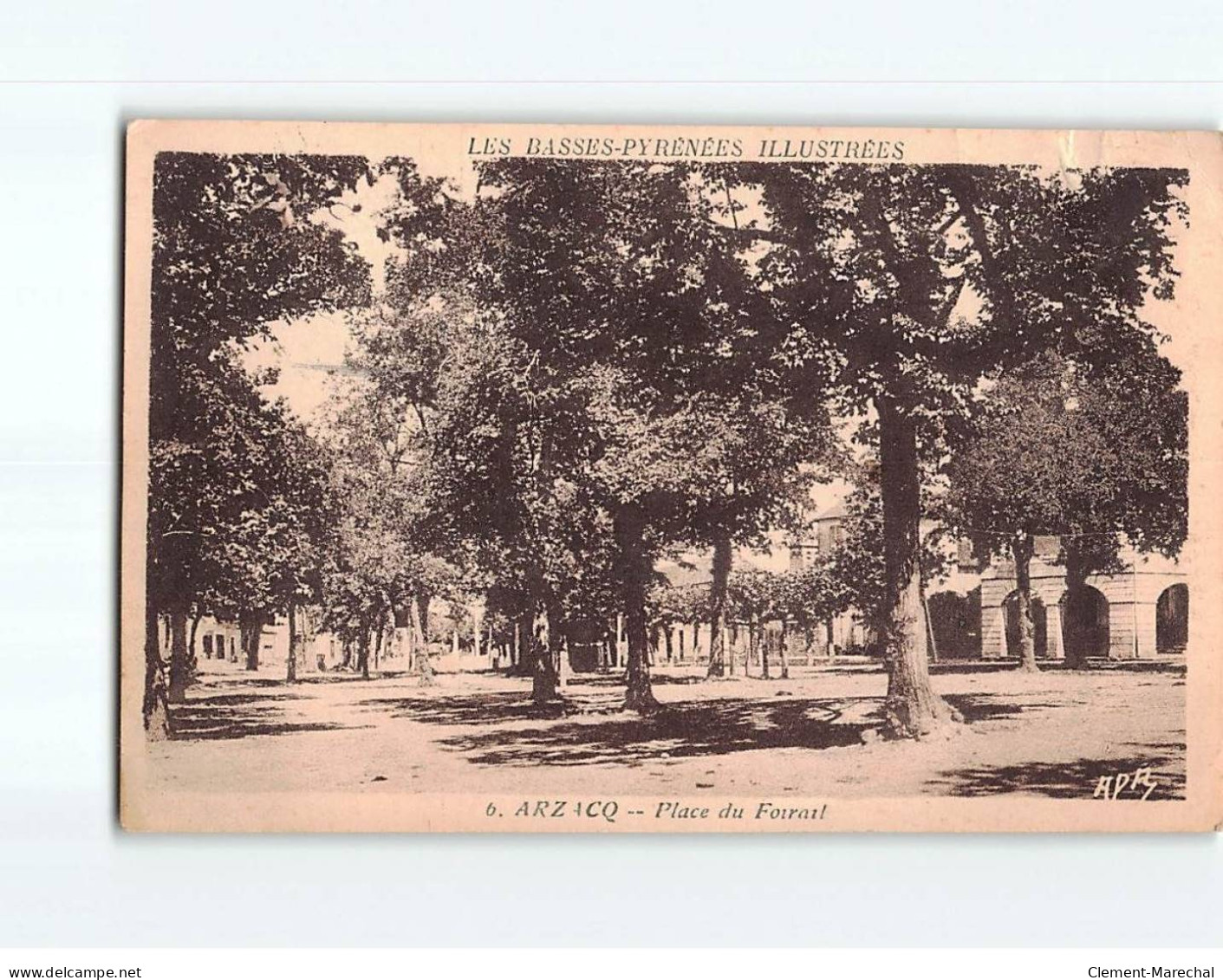 ARZACQ : Place Du Foirail - état - Andere & Zonder Classificatie