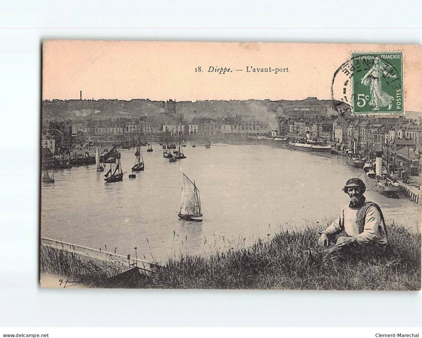 DIEPPE : L'Avant-Port - état - Dieppe
