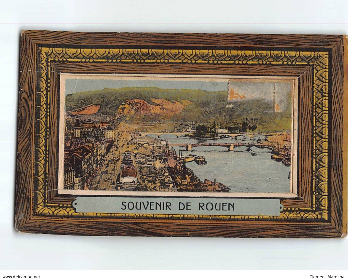 ROUEN : Carte Souvenir, Système Dépliant - état - Rouen