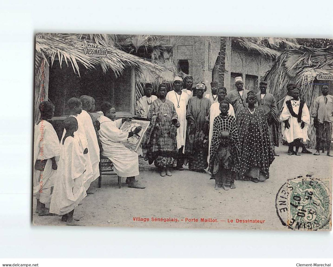 PARIS : Village Sénégalais, Porte Maillot, Le Dessinateur - état - Other Monuments