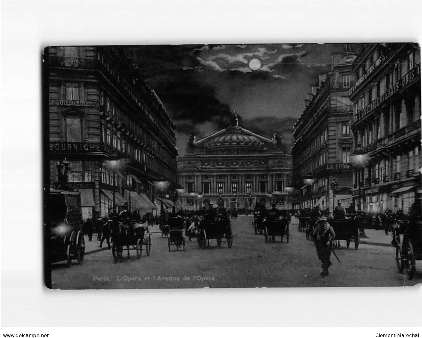 PARIS : L'Opéra Et L'Avenue De L'Opéra - état - Paris (09)