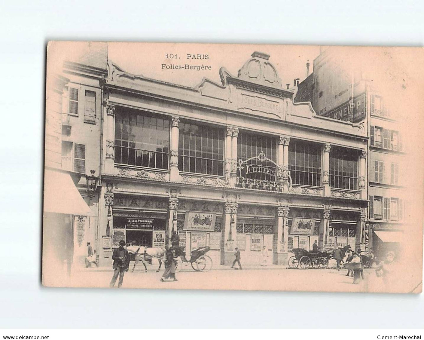 PARIS : Théâtre Des Folies-Bergère - état - Arrondissement: 09