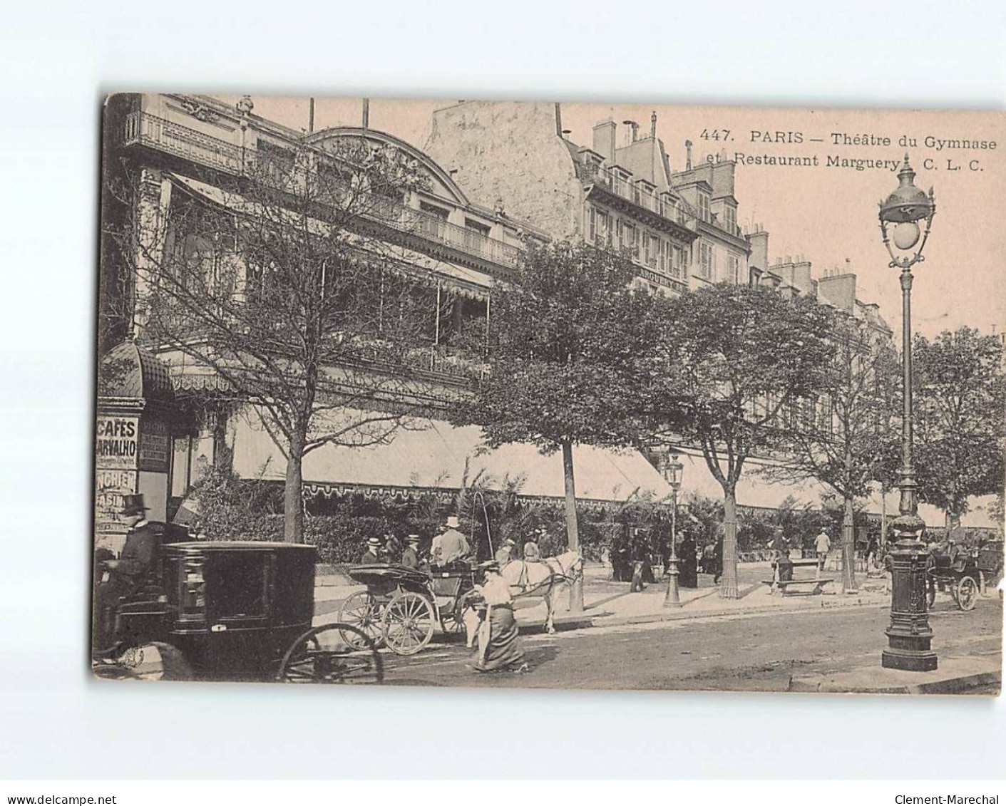 PARIS : Théâtre Du Gymnase Et Restaurant Marguery - état - Arrondissement: 10