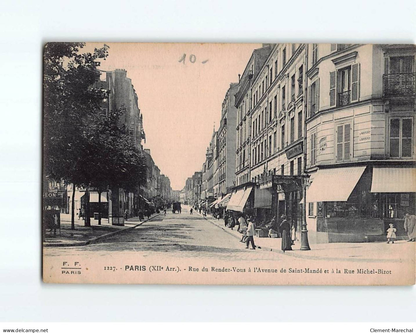 PARIS : Rue Du Rendez-vous à L'Avenue De Saint-Mandé Et La Rue Michel-Bizot - Très Bon état - Arrondissement: 12
