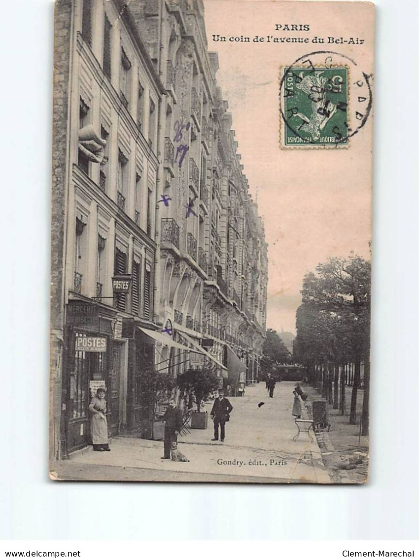 PARIS : Un Coin De L'avenue Du Bel-Air - état - Paris (12)