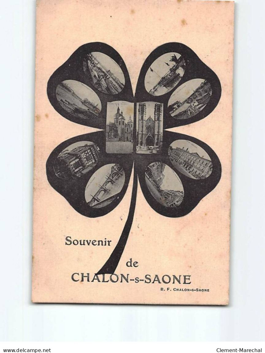 CHALON SUR SAONE : Carte Souvenir - état - Chalon Sur Saone