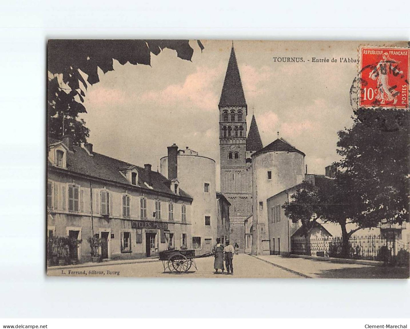 TOURNUS : Entrée De L'Abbaye - état - Andere & Zonder Classificatie