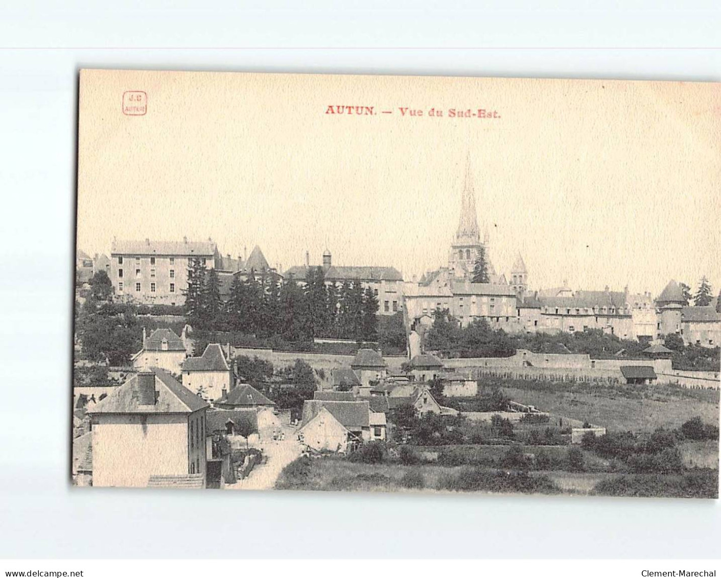 AUTUN : Vue Du Sud-Est - Très Bon état - Autun