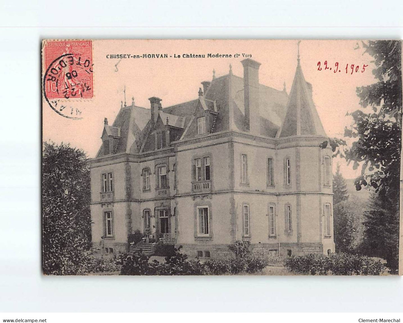 CHISSEY EN MORVAN : Le Château Moderne - Très Bon état - Sonstige & Ohne Zuordnung