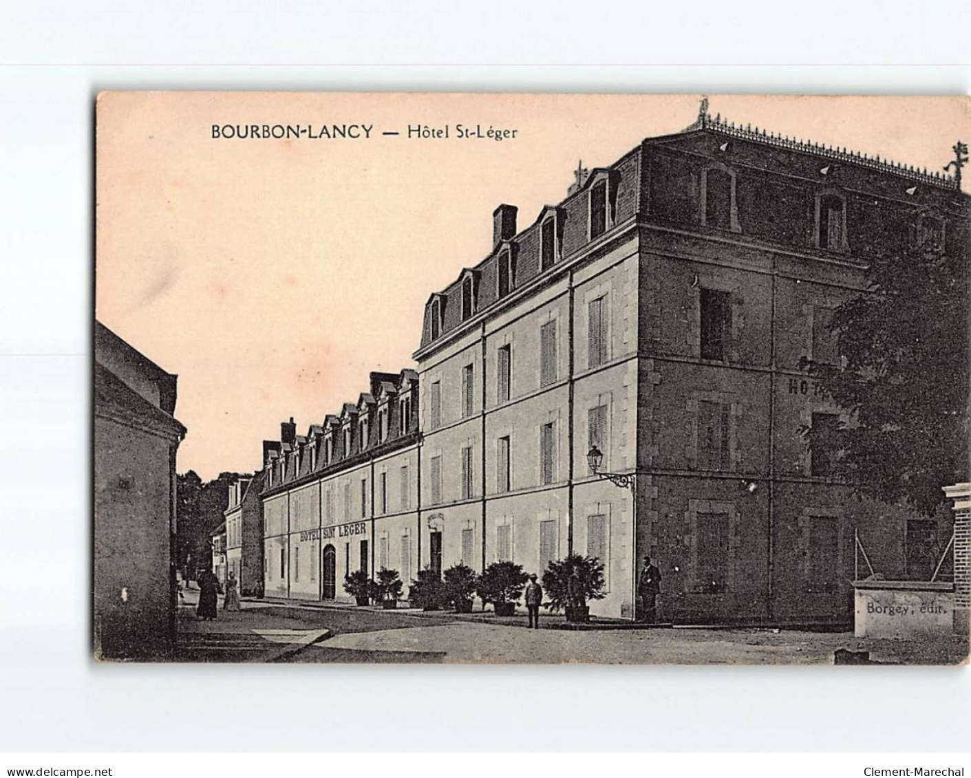 BOURBON LANCY : Hôtel Saint-Léger - état - Autres & Non Classés