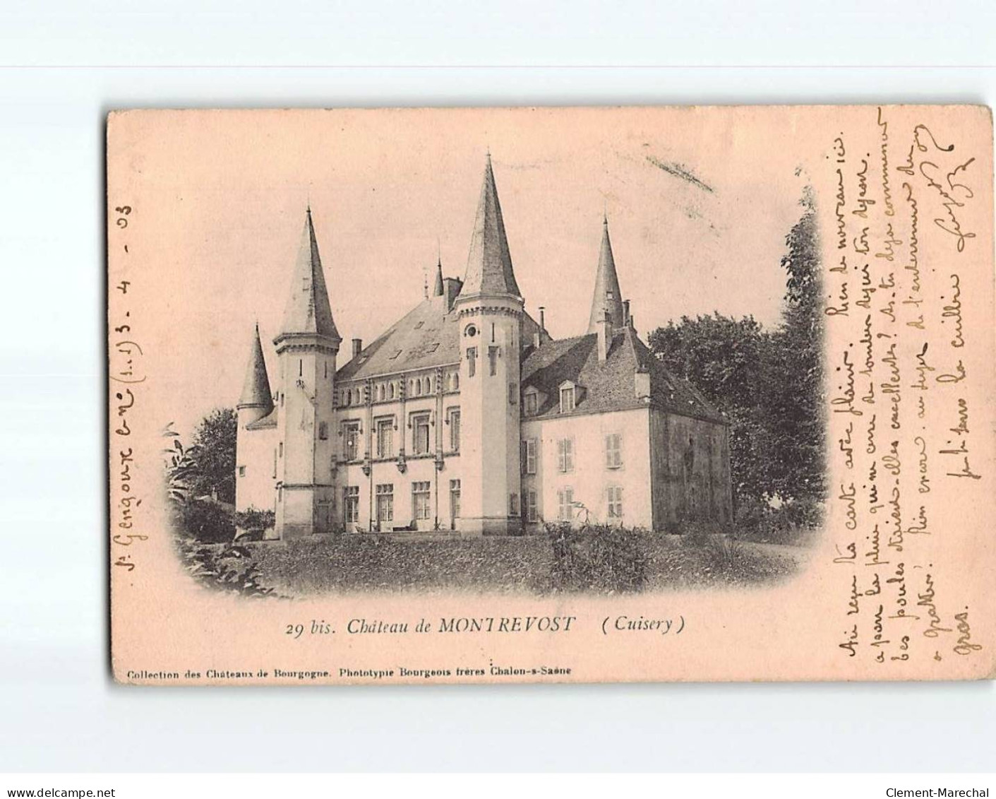 Château De MONTREVOST - état - Andere & Zonder Classificatie