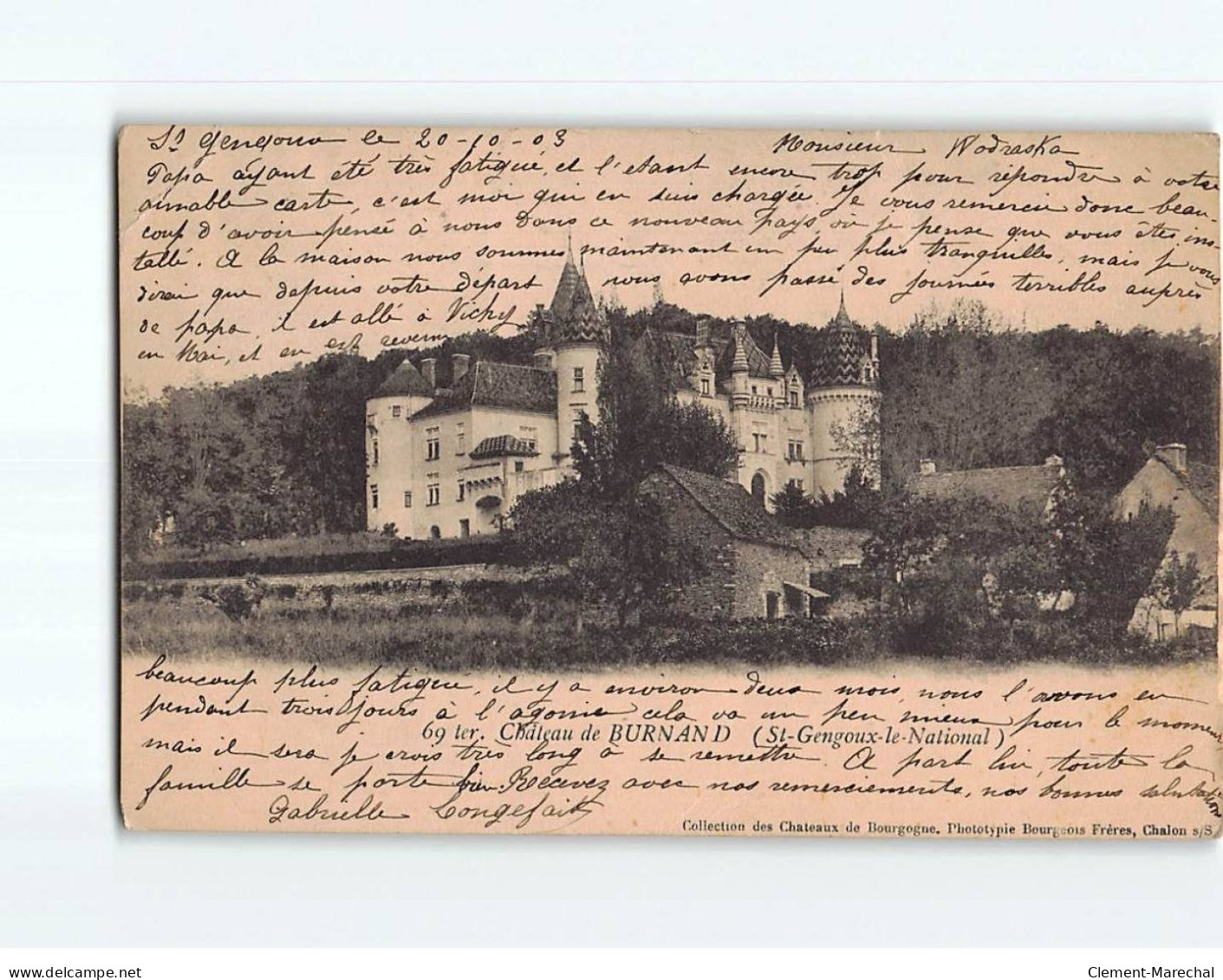 Château De Burnand - état - Autres & Non Classés