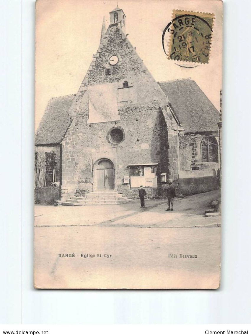 SARGE : Eglise Saint-Cyr - état - Andere & Zonder Classificatie