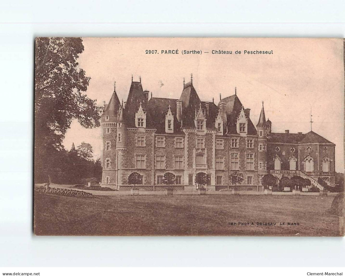 PARCE : Château De Pescheseul - état - Andere & Zonder Classificatie