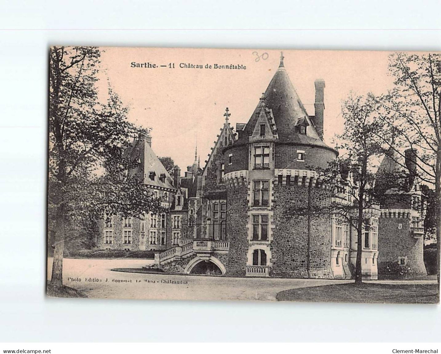 SARTHE : Château De Bonnétable - état - Andere & Zonder Classificatie