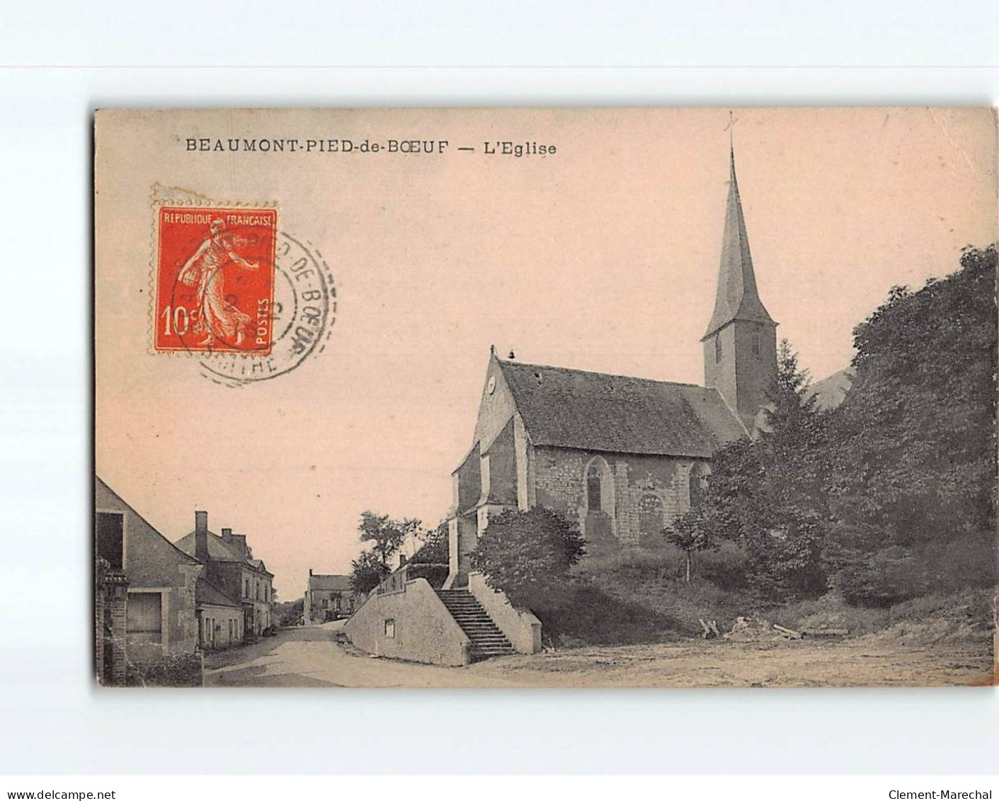 BEAUMONT PIED DE BOEUF : L'Eglise - état - Other & Unclassified