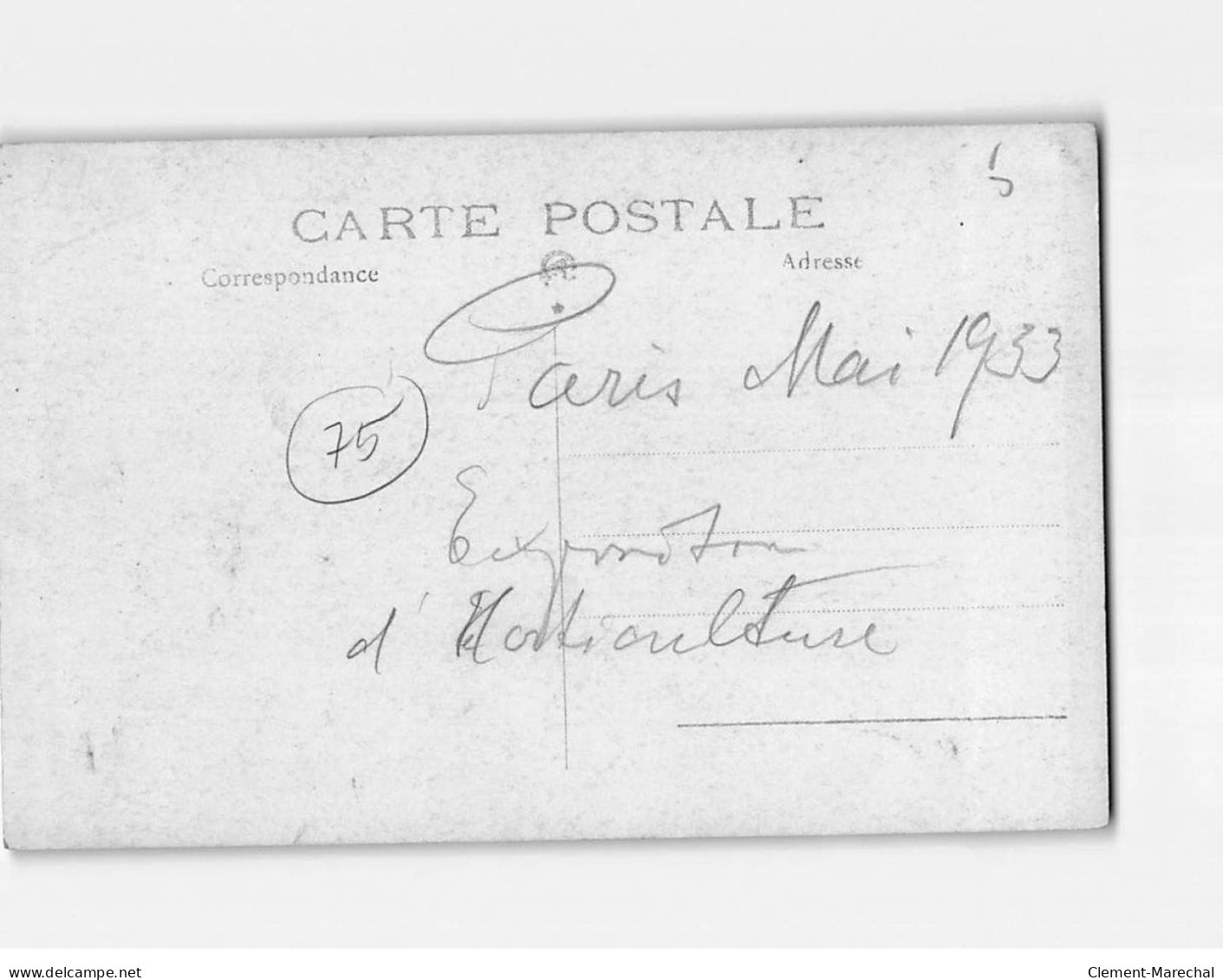 PARIS :Exposition D'Horticulture 1933, Vacherot  Lecoufle - état - Exhibitions