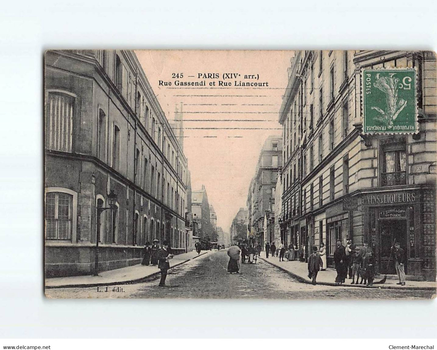 PARIS : Rue Gassendi Et Rue Liancourt - état - Arrondissement: 14