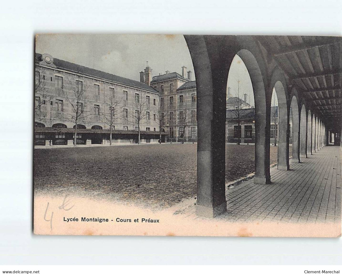 PARIS : Lycée Montaigne, Cours Et Préaux - état - Enseignement, Ecoles Et Universités