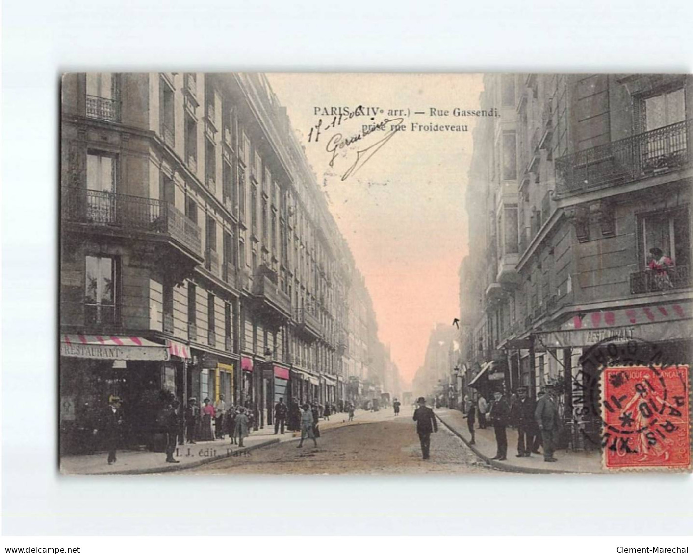 PARIS : Rue Gassendi, Prise Rue Froideveau - Très Bon état - District 14