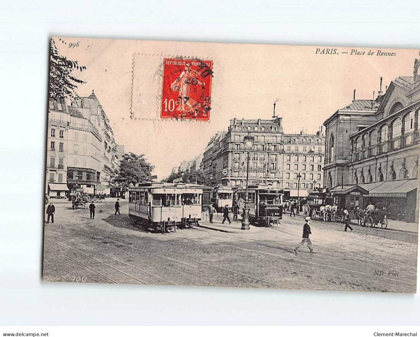 PARIS : Place De Rennes - Très Bon état - Plätze