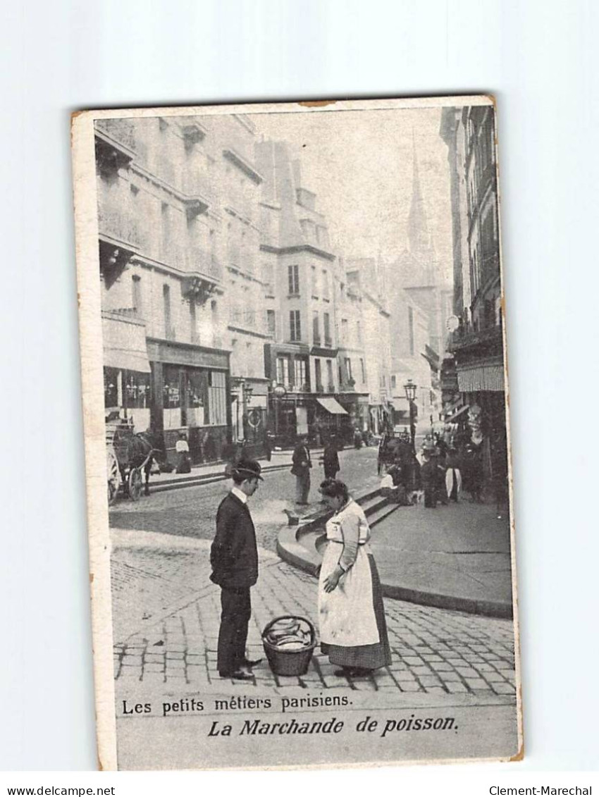 PARIS : Petits Métiers, La Marchande De Poisson - état - Artisanry In Paris