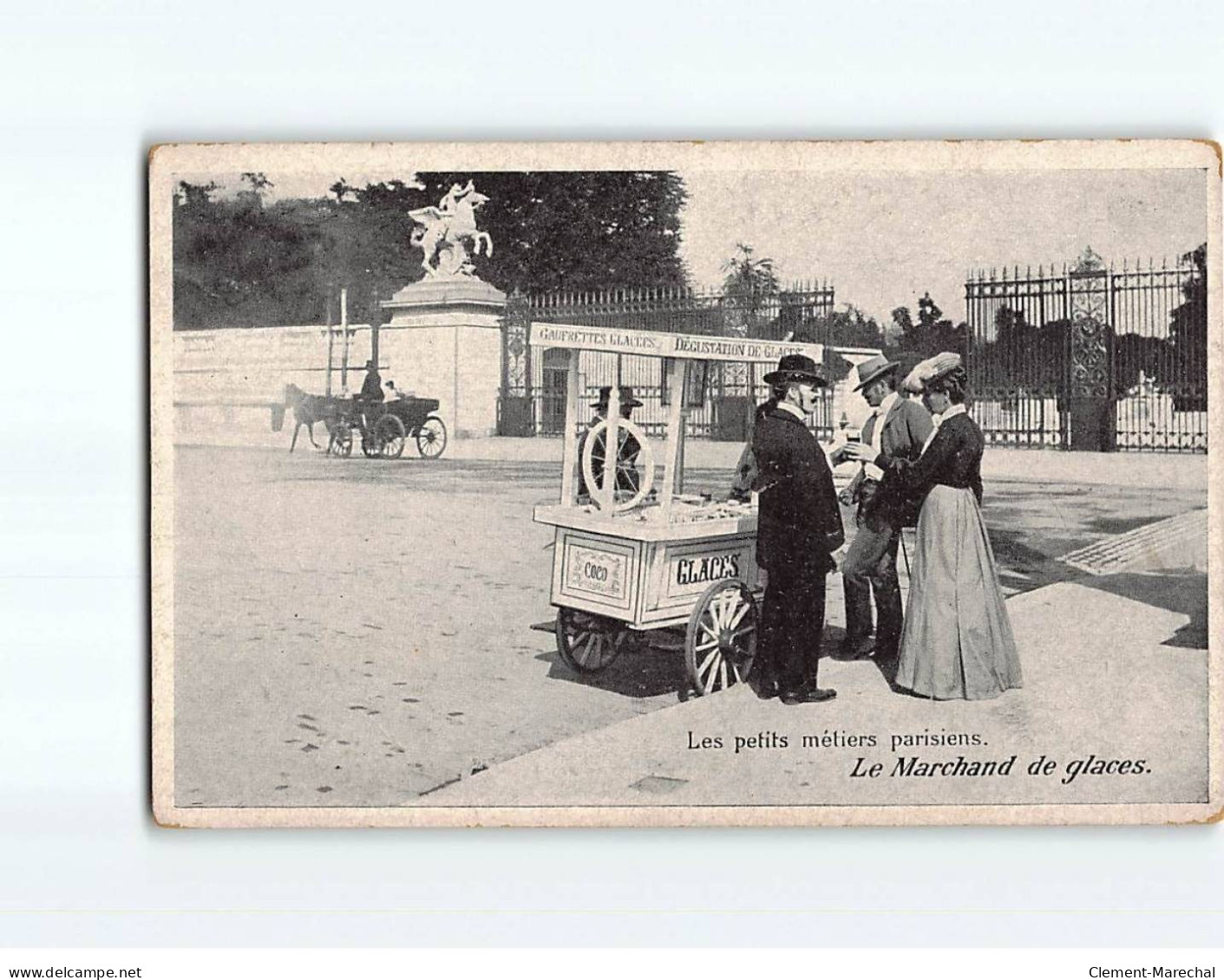 PARIS : Petits Métiers, Le Marchand De Glaces - état - Petits Métiers à Paris