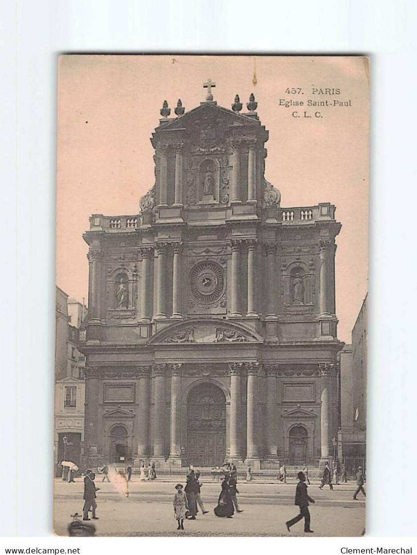 PARIS : Eglise Saint -Paul - état - Churches