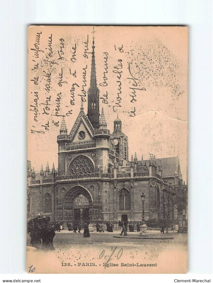 PARIS : Eglise Saint-Laurent - état - Kerken