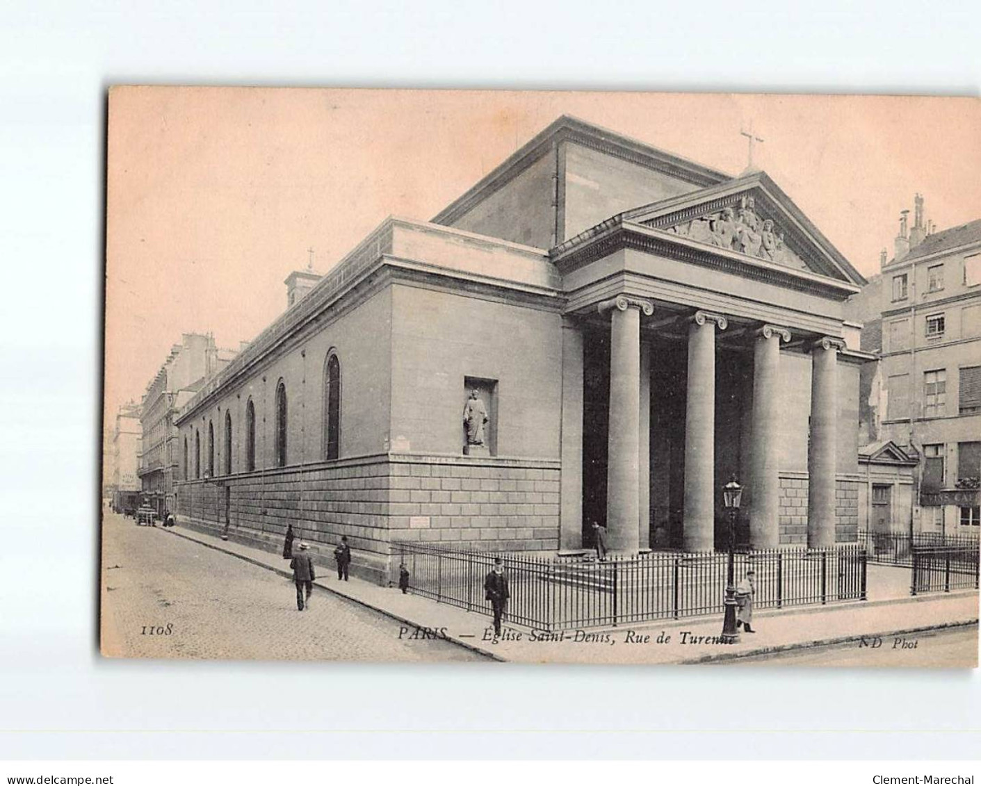 PARIS : Eglise Saint -Denis, Rue De Turent - Très Bon état - Kirchen