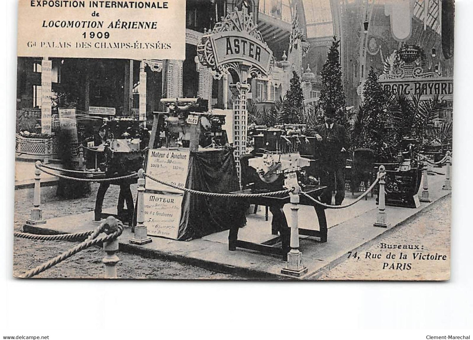 PARIS - Exposition Internationale De Locomotion Aérienne 1909 - Grand Palais Des Champs Elysées - état - Exhibitions