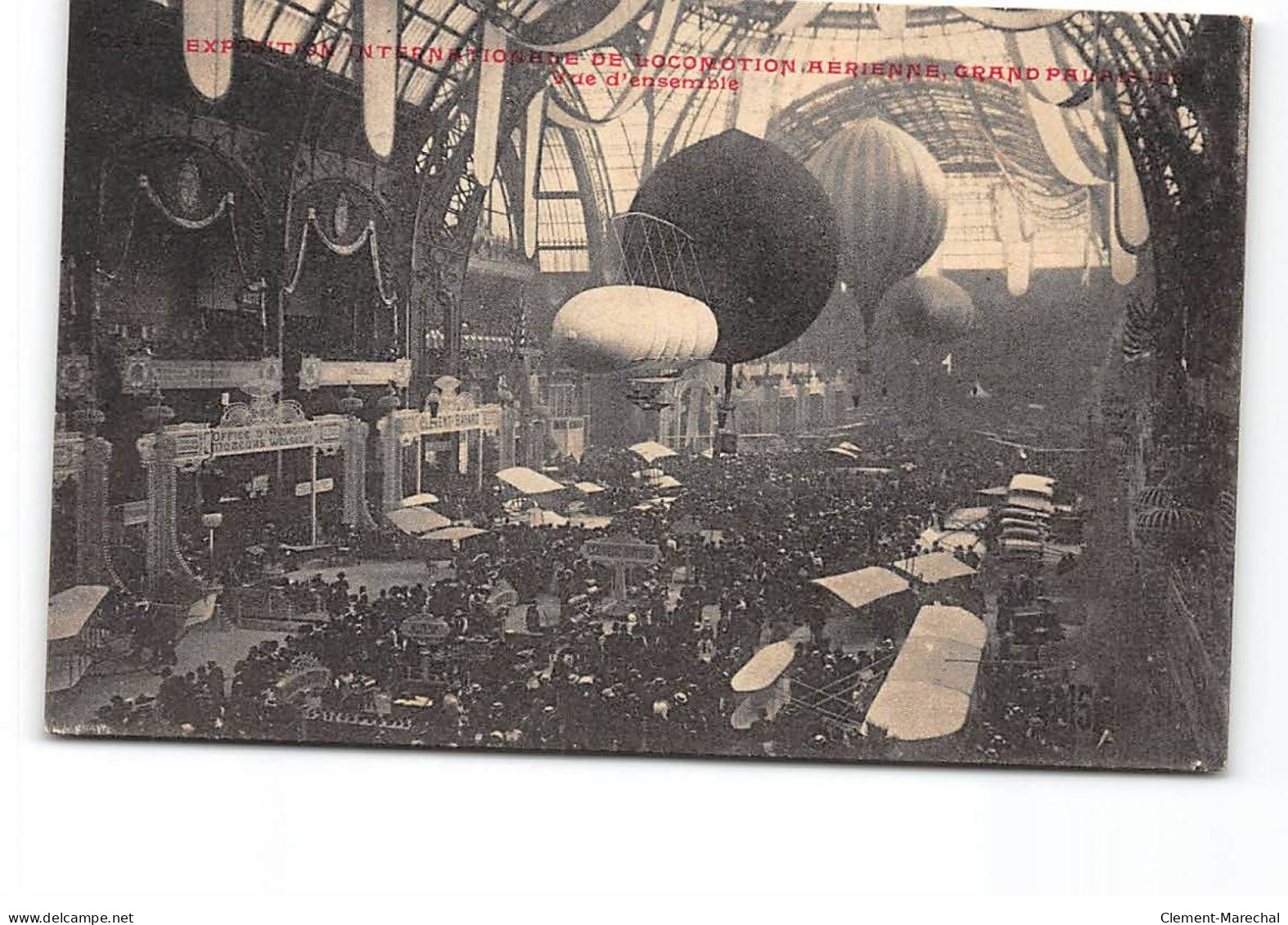 PARIS - Exposition Internationale De Locomotion Aérienne 1909 - Grand Palais - Vue D'ensemble - Très Bon état - Ausstellungen