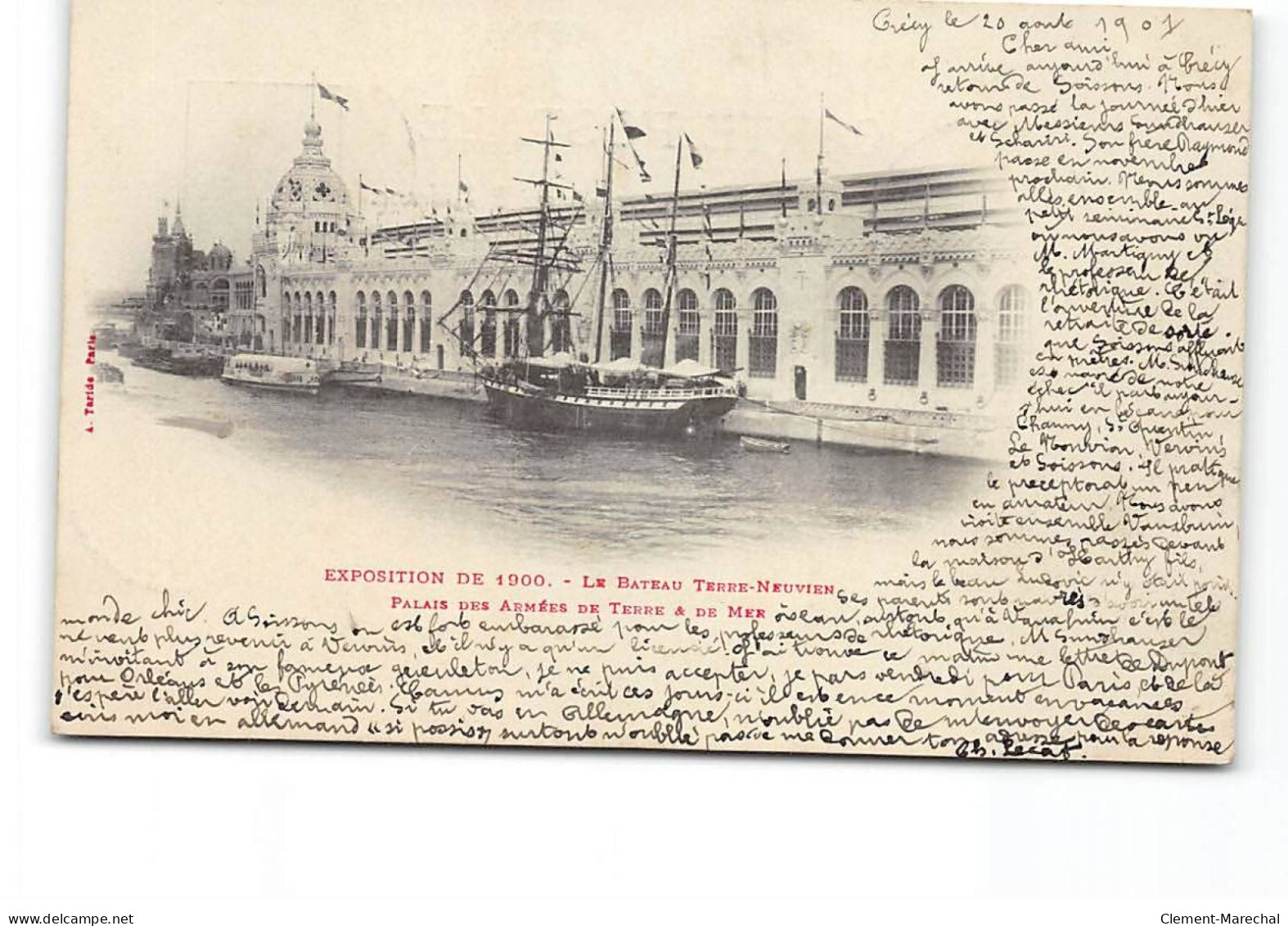 PARIS - Exposition De 1900 - Le Bateau Terre Neuvien - Palais Des Armées De Terre Et De Mer - Très Bon état - Tentoonstellingen