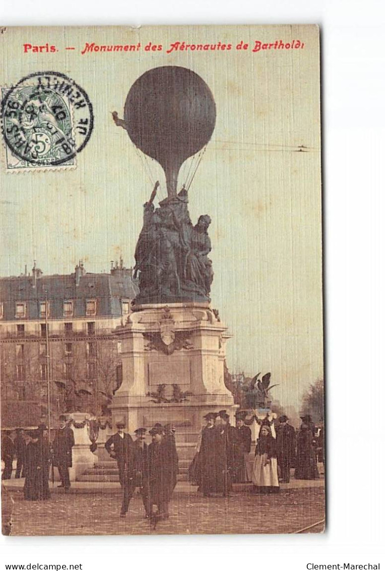 PARIS - Monument Des Aéronautes De Bartholdi - état - Sonstige Sehenswürdigkeiten