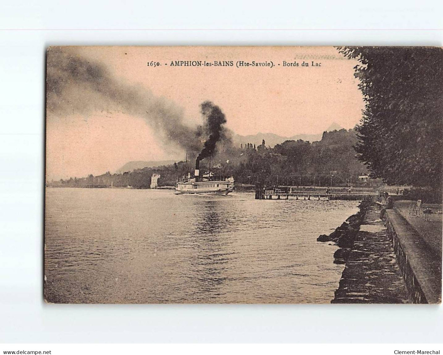 AMPHION LES BAINS : Bords Du Lac - état - Other & Unclassified