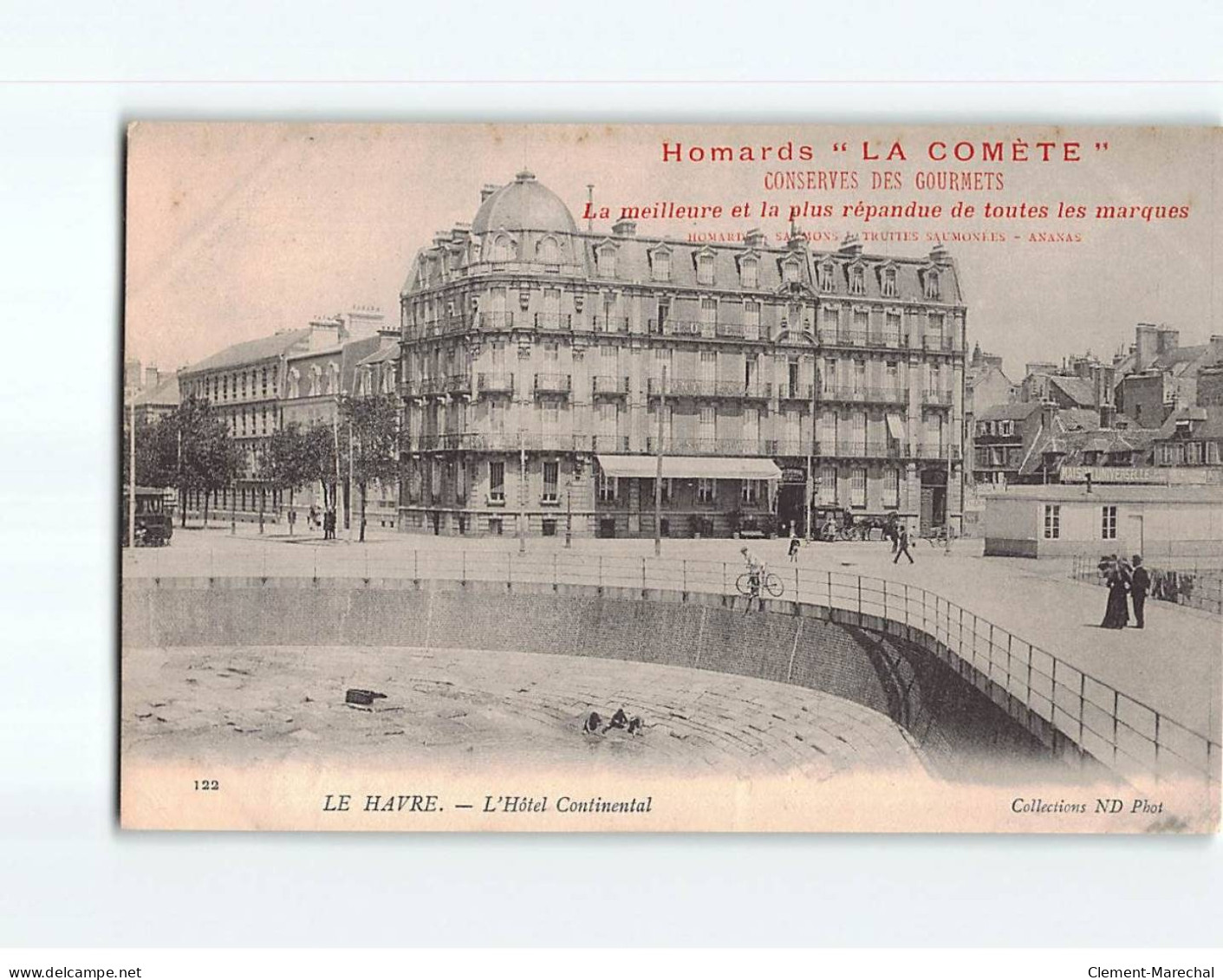 LE HAVRE : L'Hôtel Continental - état - Ohne Zuordnung